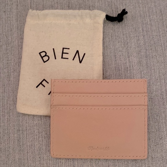 Madewell Handbags - Pink Madewell Leather Card Case
